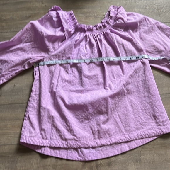 Trendy Light Purple Top, size large - Picture 7 of 9